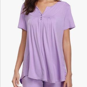 Womens pajama short set New NWOT L Large